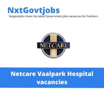 Netcare Vaalpark Hospital Registered Nurse Paediatric Unit Vacancies in Sasolburg 2023