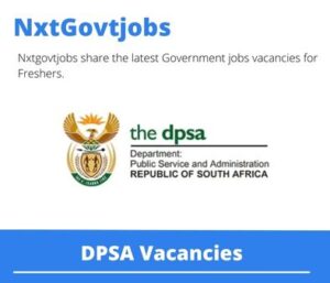 DPSA Chief Network Controller vacancies in Bloemfontein Department of Agriculture Land Reform and Rural Development – Deadline 08 Sep 2023