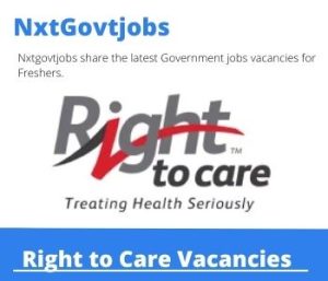 Right to Care Enrolled Nurse Vacancies in Bloemfontein – Deadline 30 Oct 2023