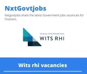 Wits rhi Care Officer Vacancies in Lejweleputswa – Deadline 12 Dec 2023